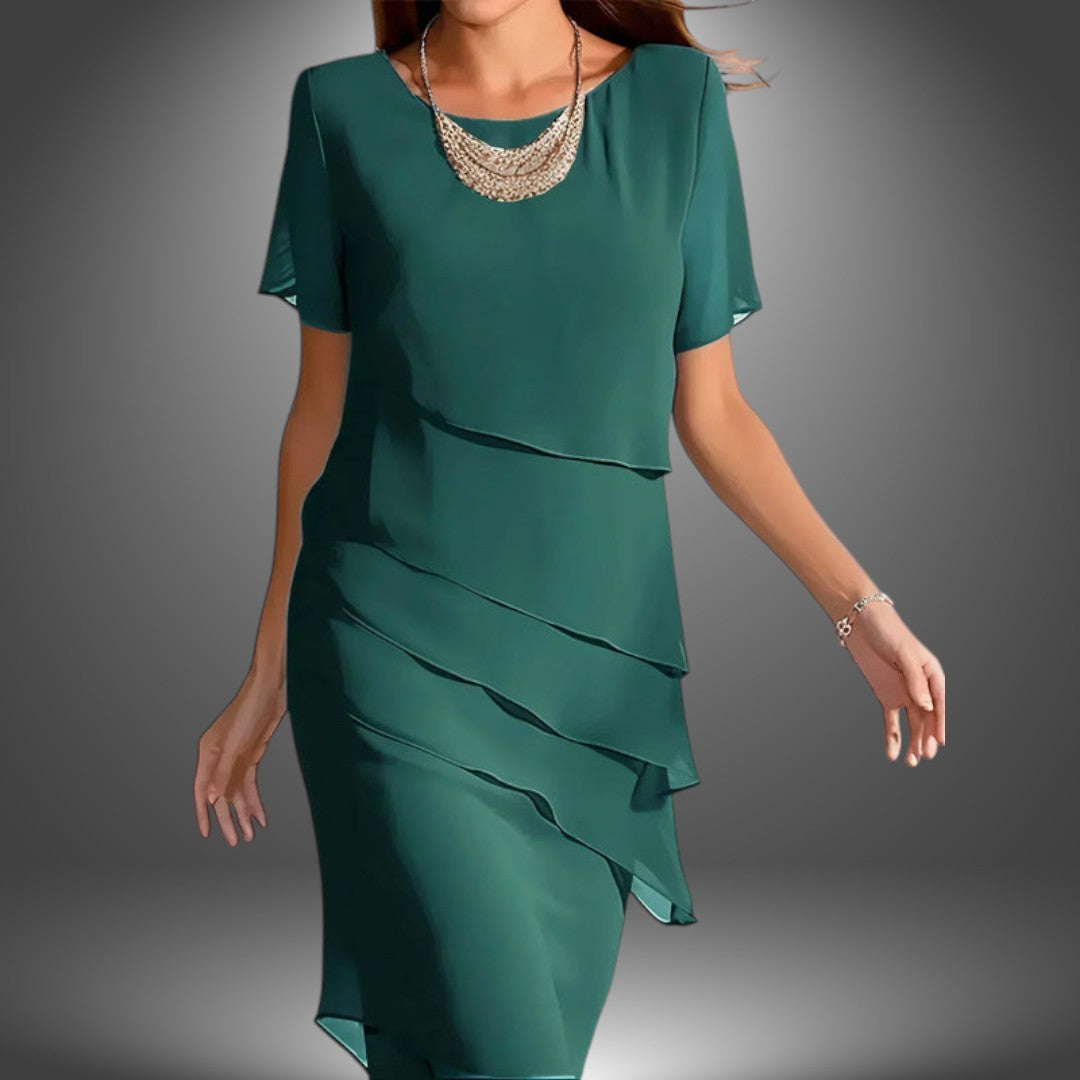 Abito Elegante a Balze