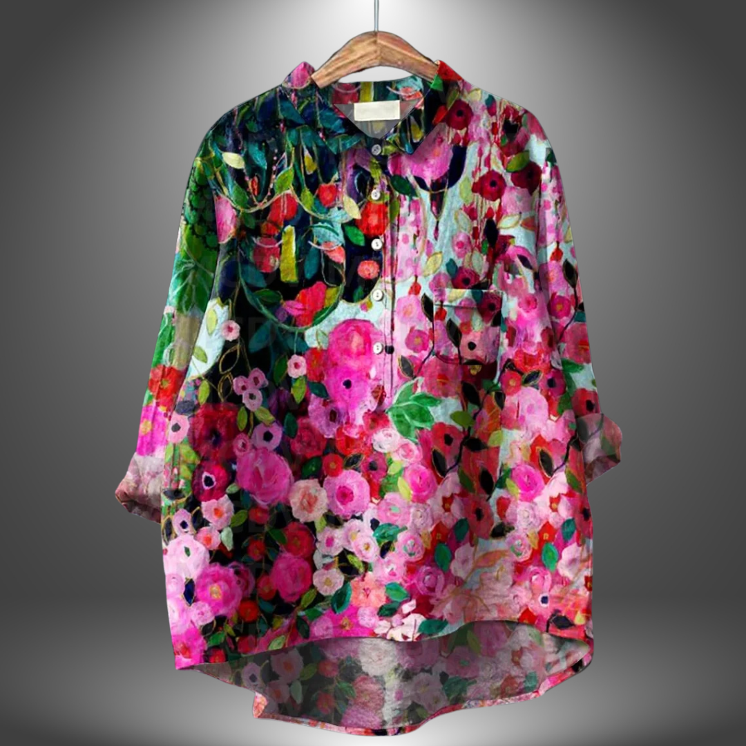 Camicia Floreale Oversize