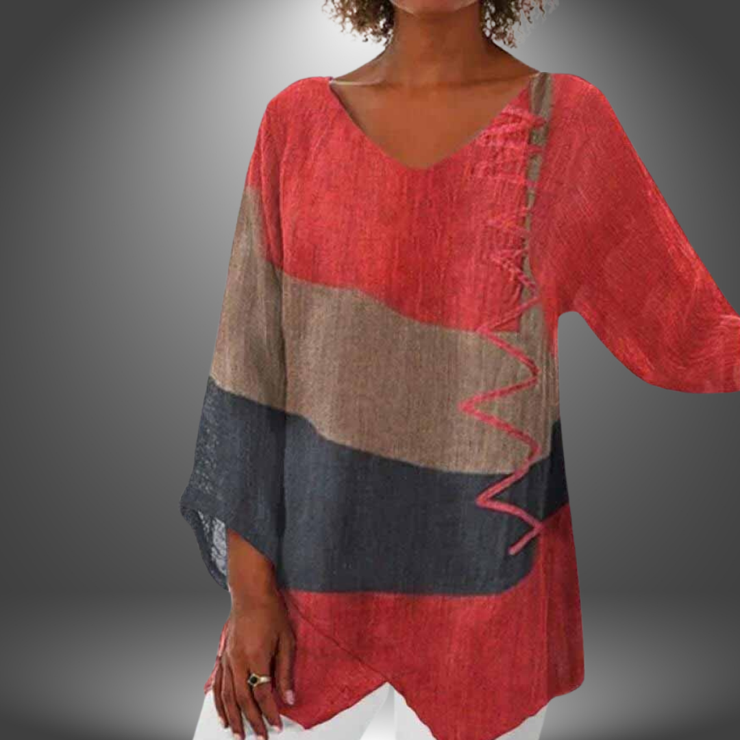 Tunica Color Block in Lino