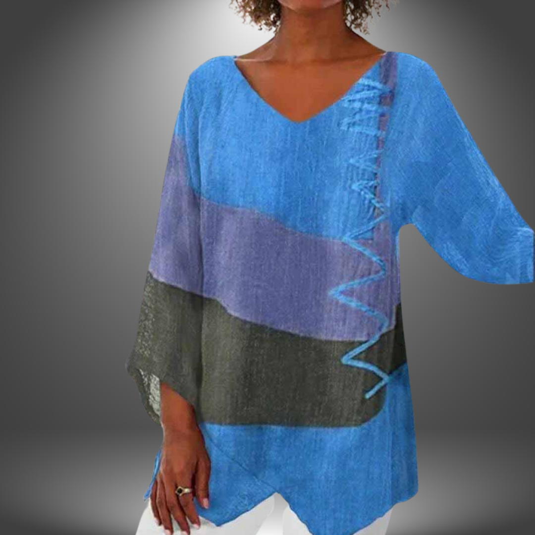 Tunica Color Block in Lino