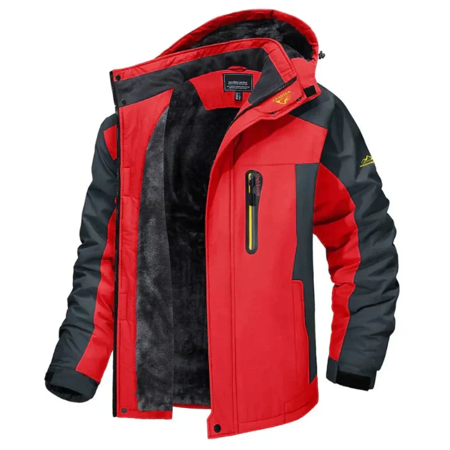 Giacca Invernale Uomo | Impermeabile e Foderata in Pile | Outdoor e Sportiva