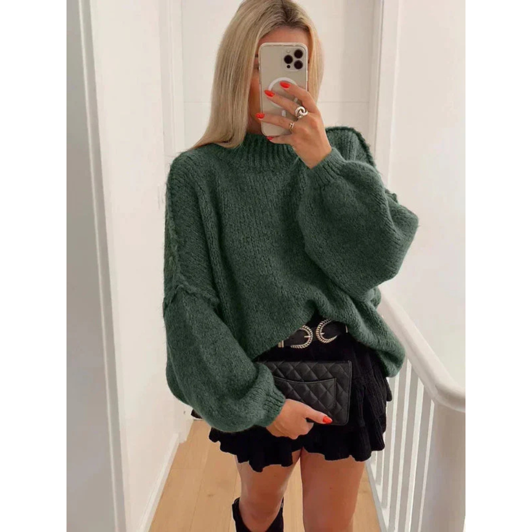 Maglione Oversize | Maniche a Sbuffo | Caldo e Chic