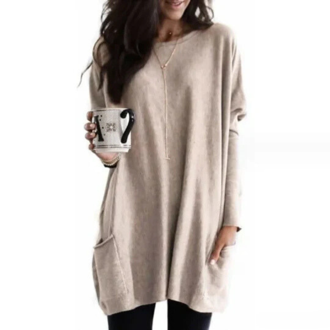 Maglione Oversize | Misto Cotone | Con Tasche