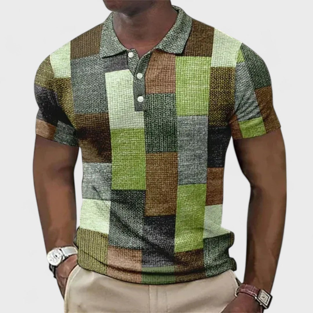 Polo fantasia geometrica