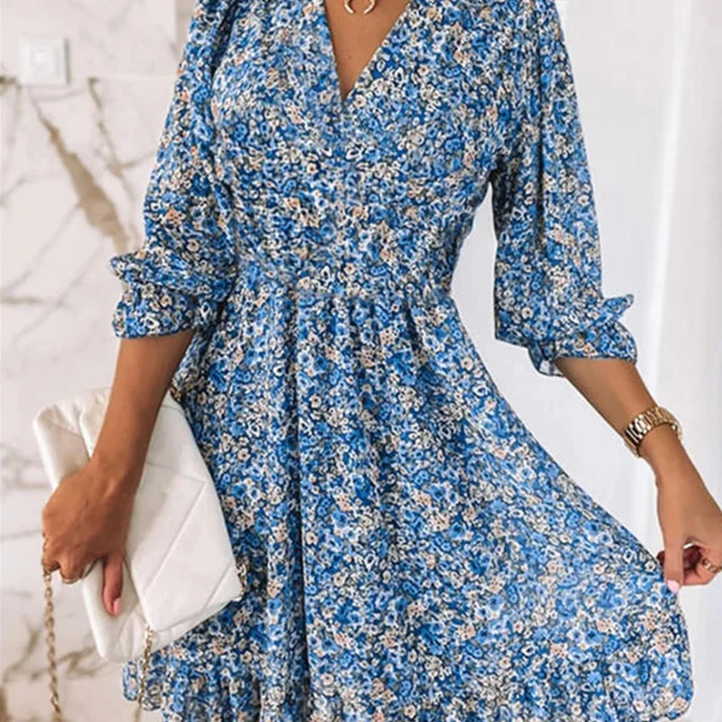 Vestito Corto Floreale
