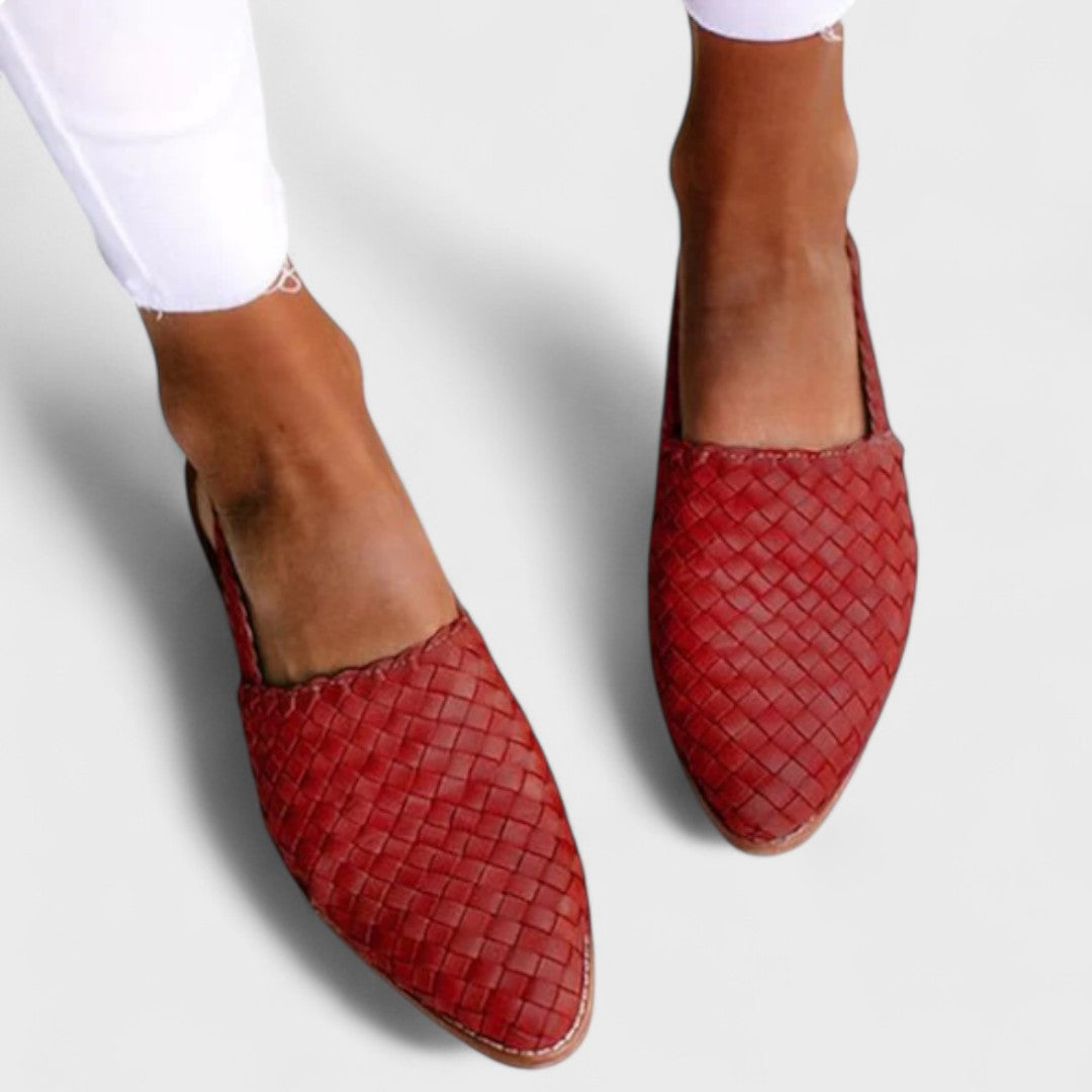 Scarpe Slingback Intrecciate