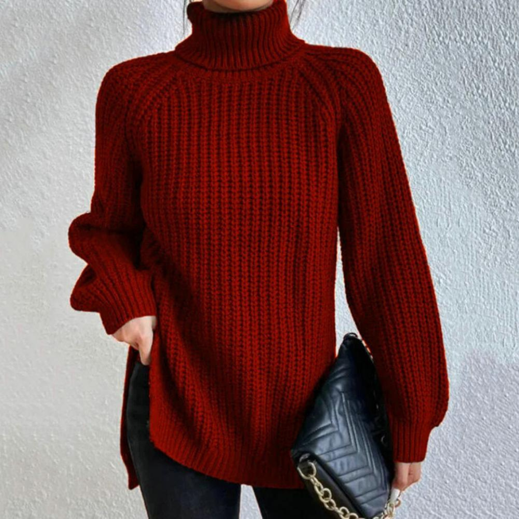 Maglione a Collo Alto | Maglia Spessa | Elegante e Avvolgente