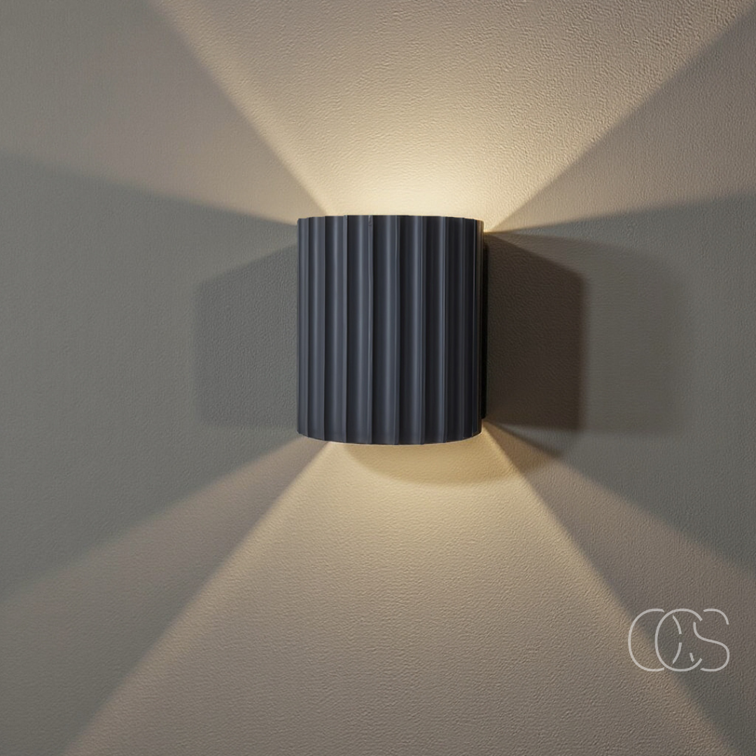 Applique Cilindrica Scanalata LED