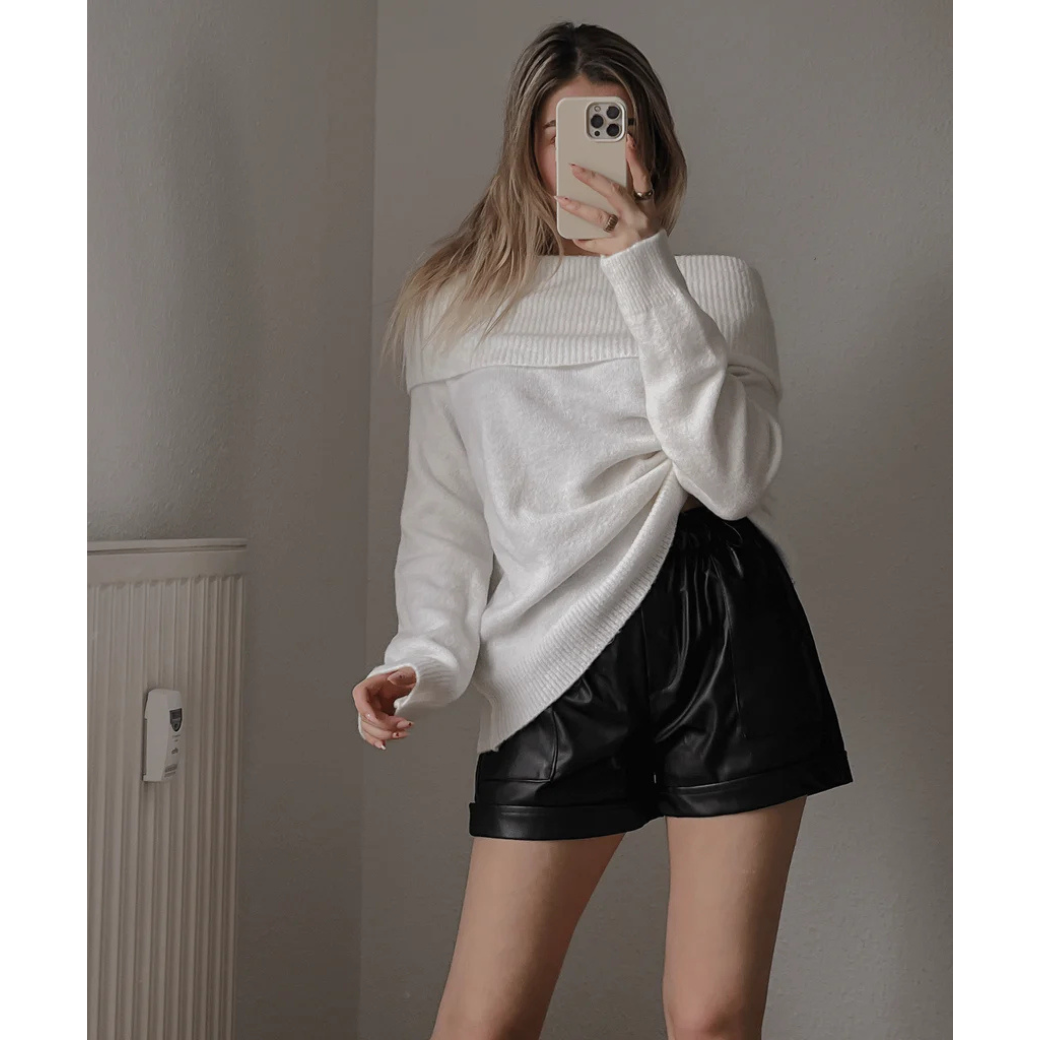 Maglione Off-Shoulder | Morbido ed Elegante | Perfetto per Ogni Occasione