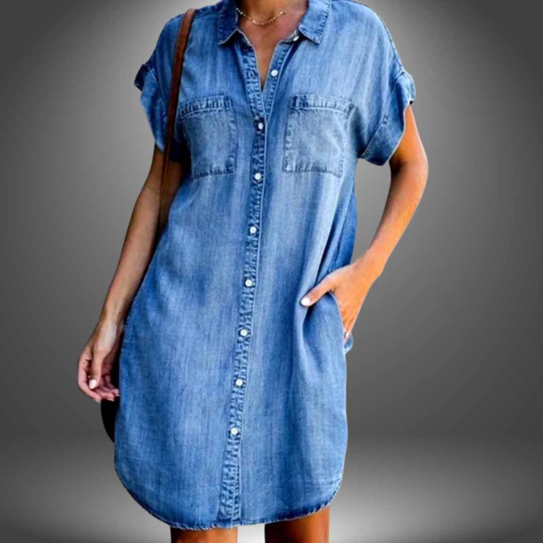 Abito Chemisier in Denim Donna