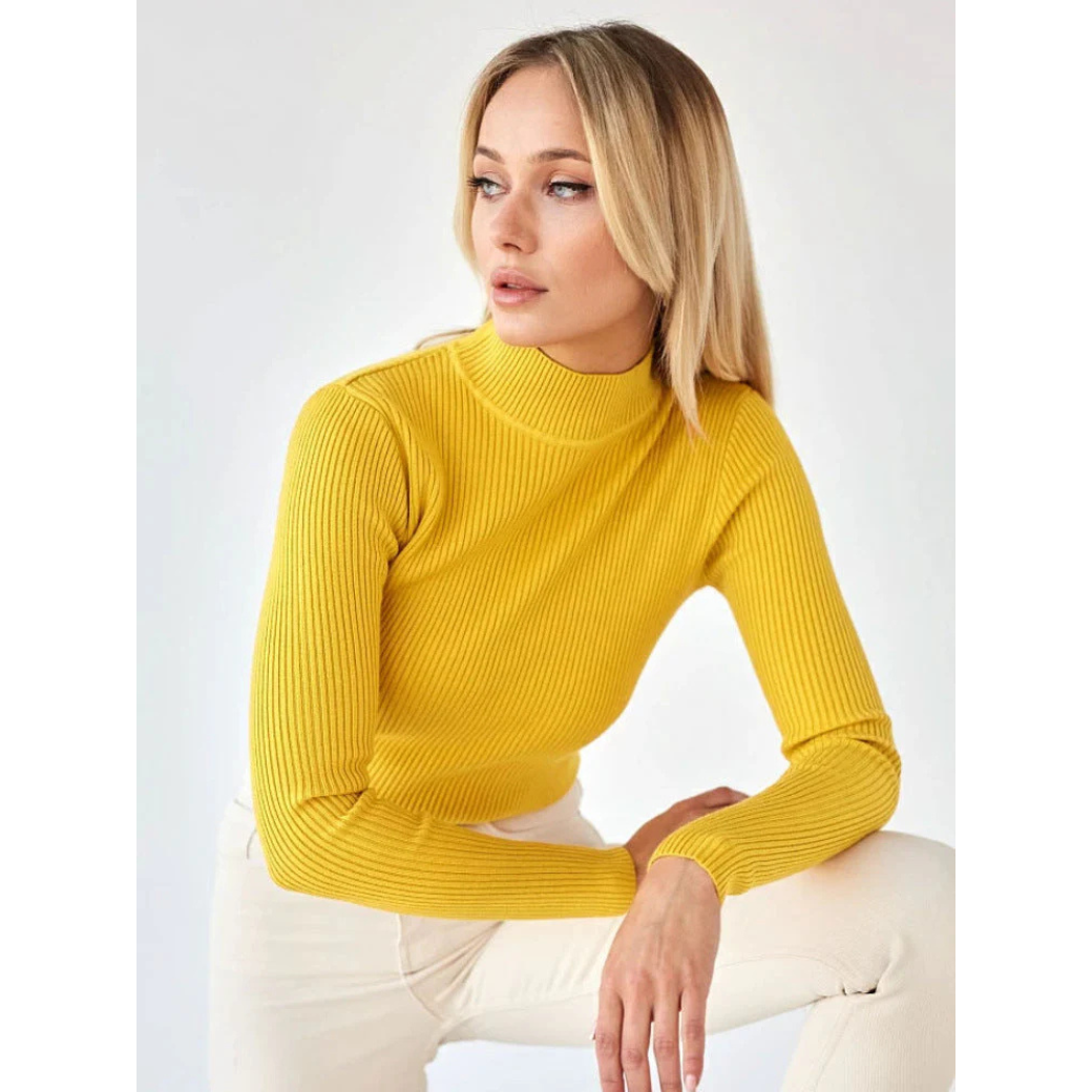 Maglione Aderente | Collo Alto | Morbido e Versatile