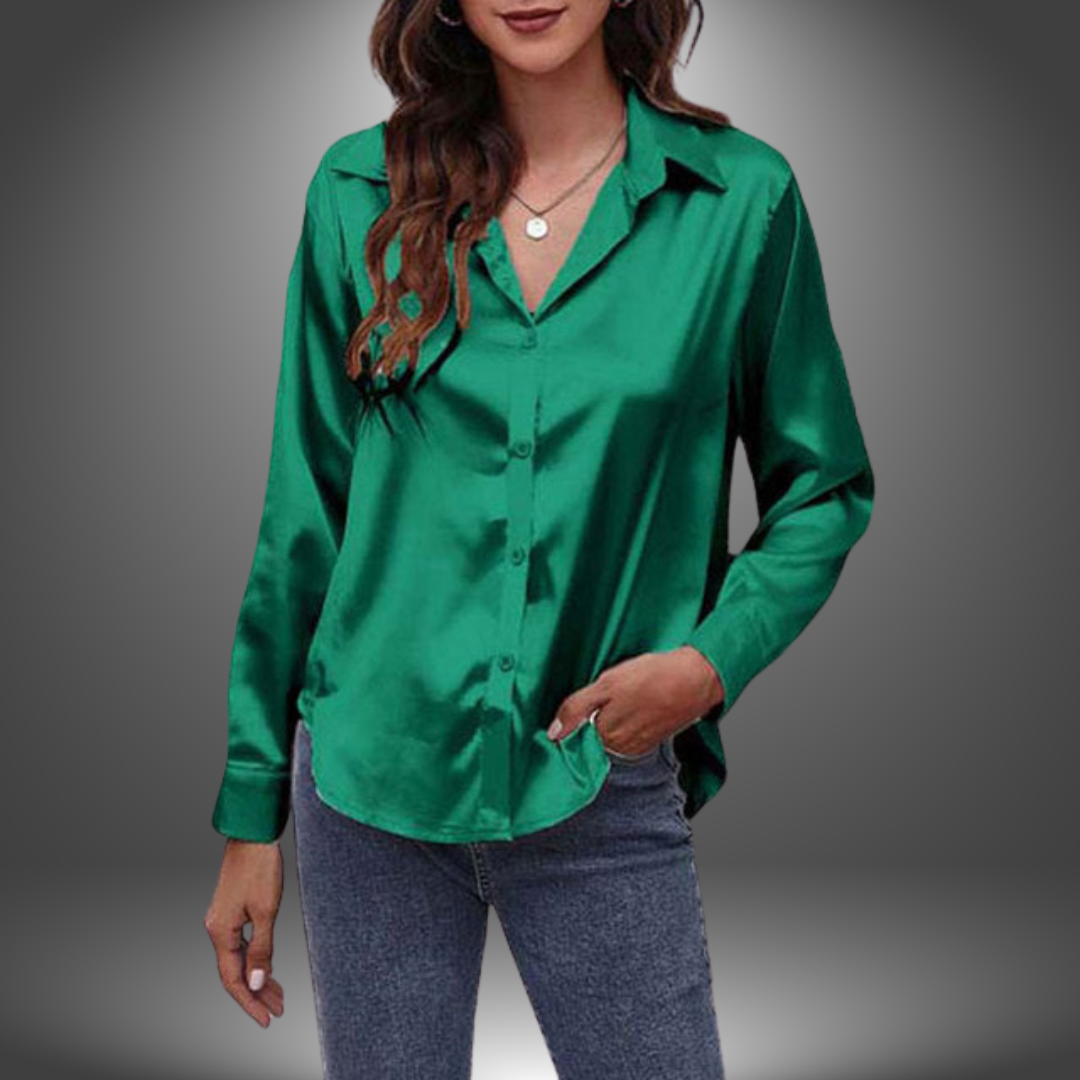 Camicia Satinata Colletto Classico