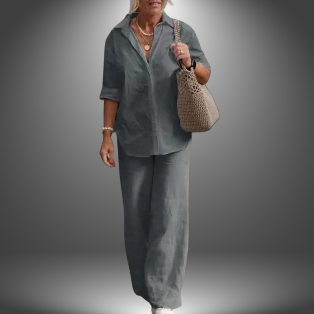 Completo Camicia e Pantaloni in Lino