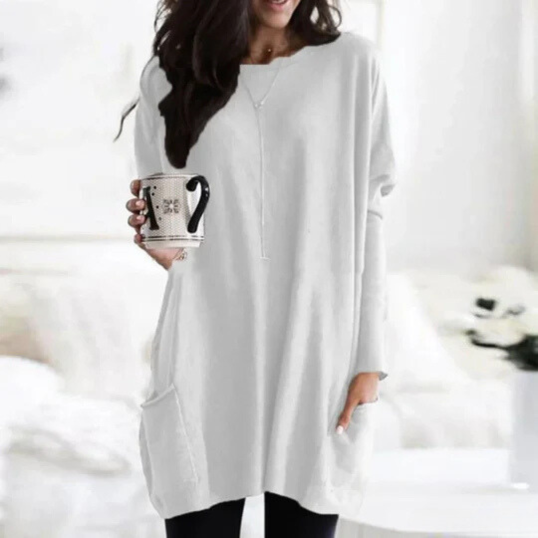 Maglione Oversize | Misto Cotone | Con Tasche