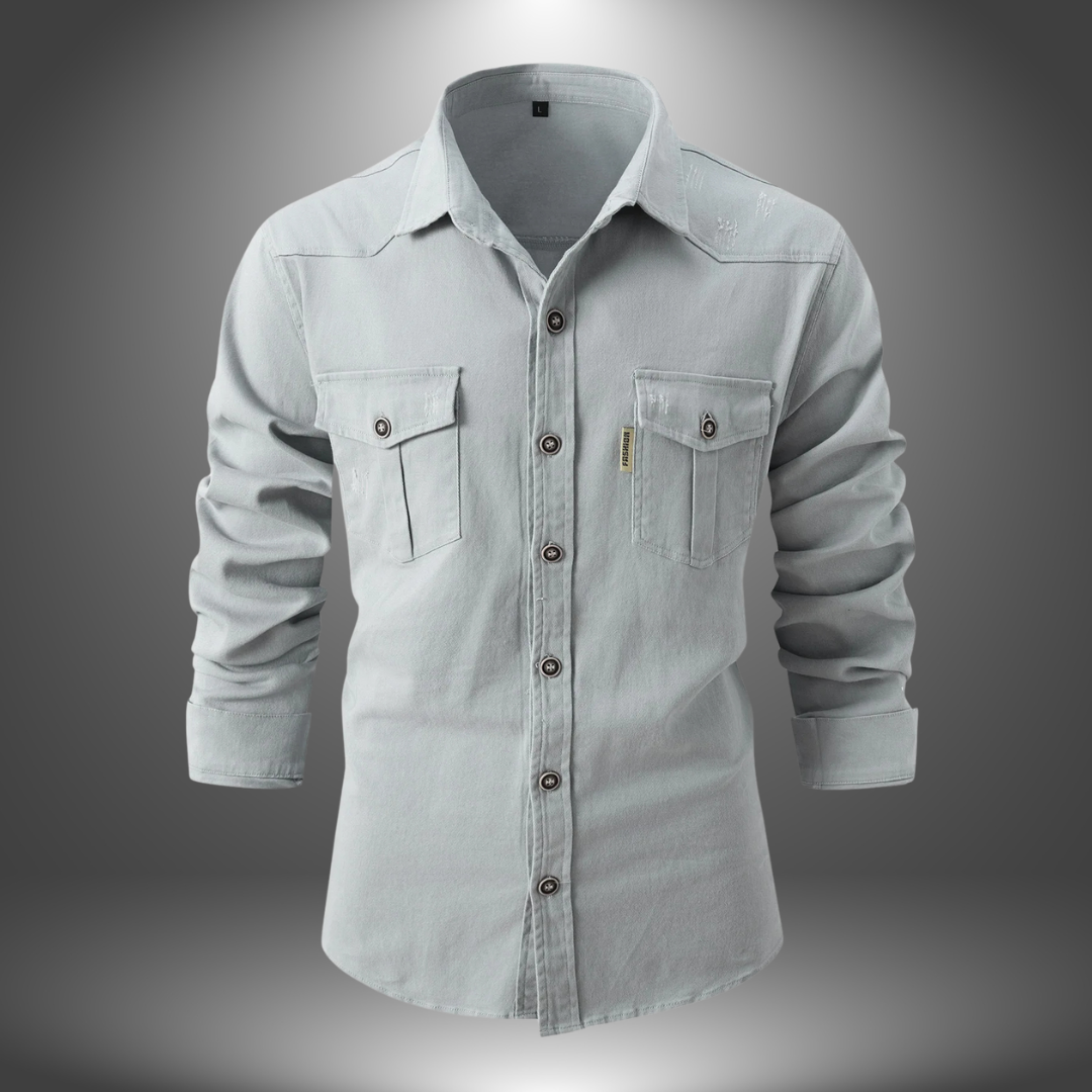 Camicia in Cotone Denim