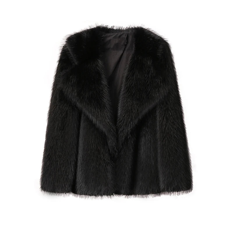 Cappotto in Pelliccia Sintetica | Eleganza Morbida | Perfetto per Look Invernali Glamour