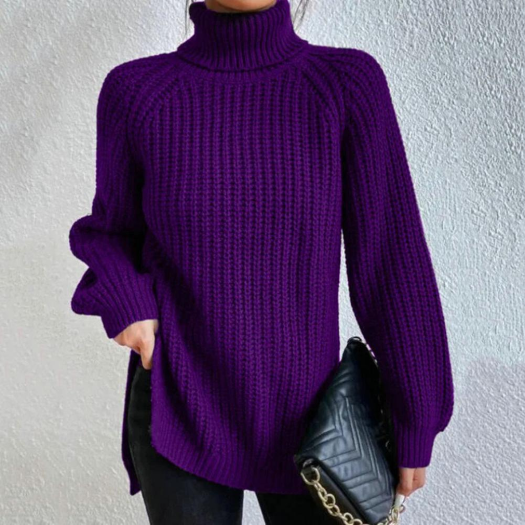 Maglione a Collo Alto | Maglia Spessa | Elegante e Avvolgente