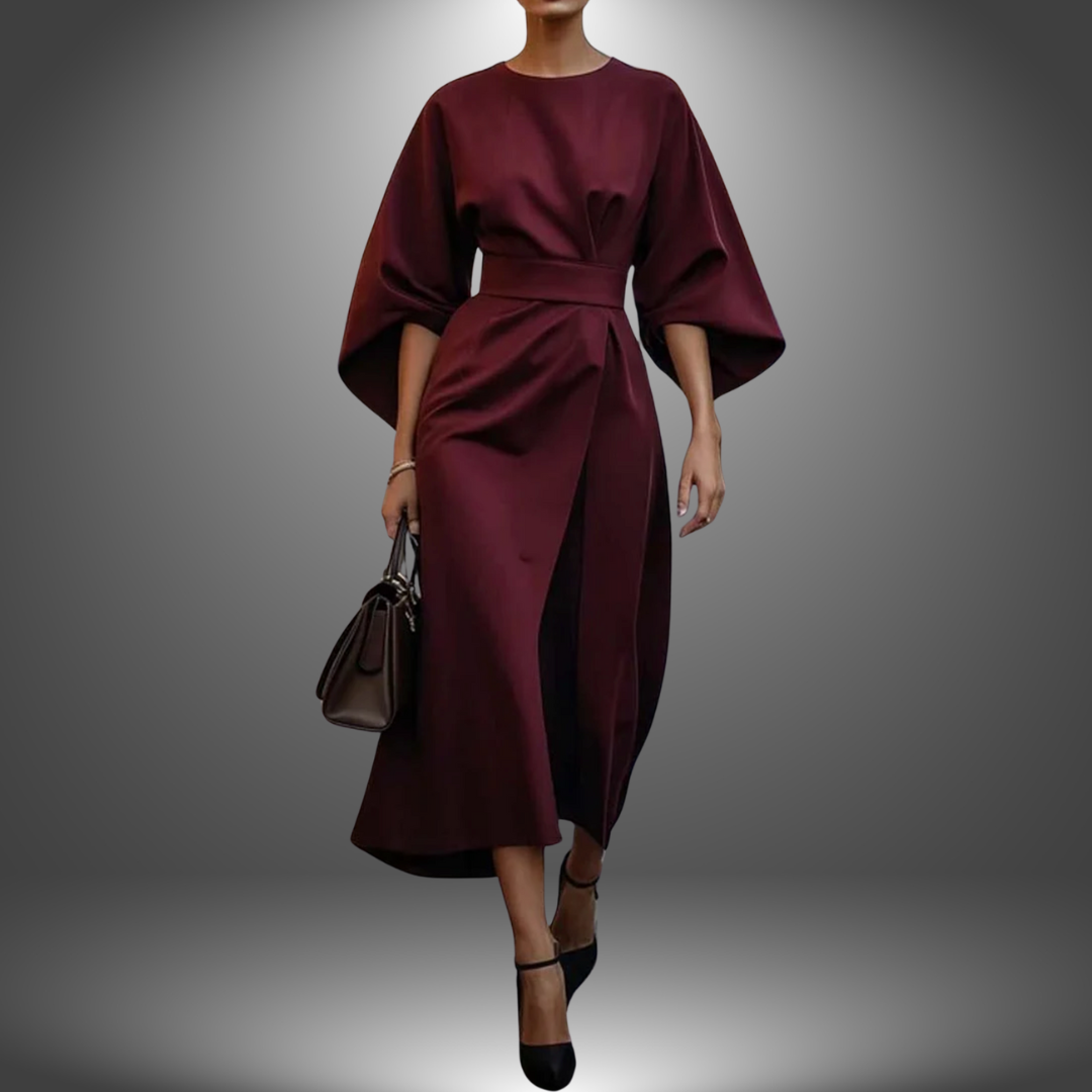Abito Midi Strutturato Elegante