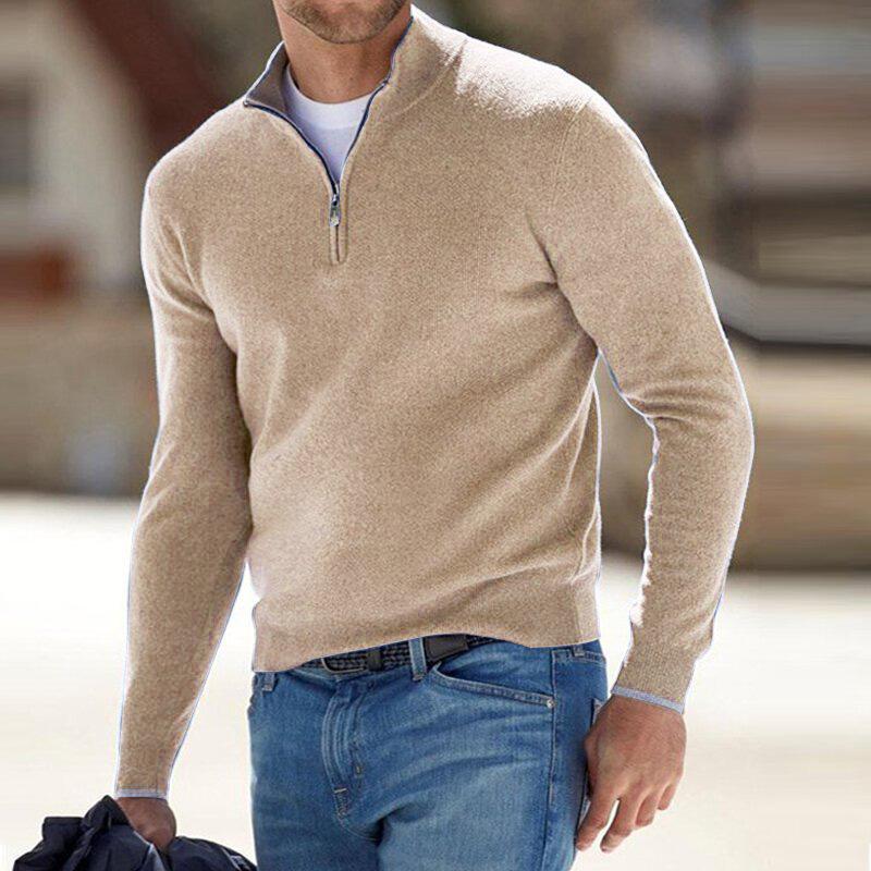 Maglione uomo con zip