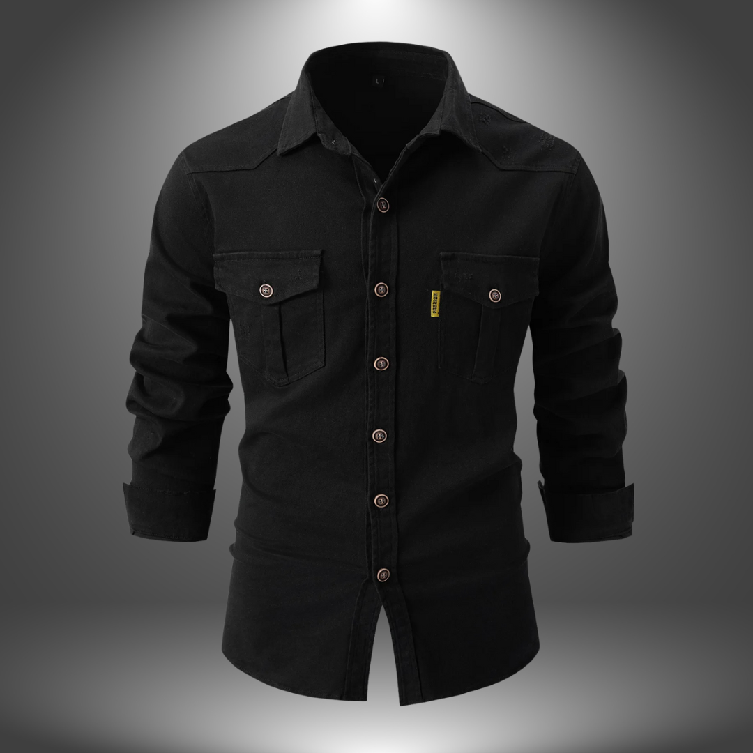 Camicia in Cotone Denim