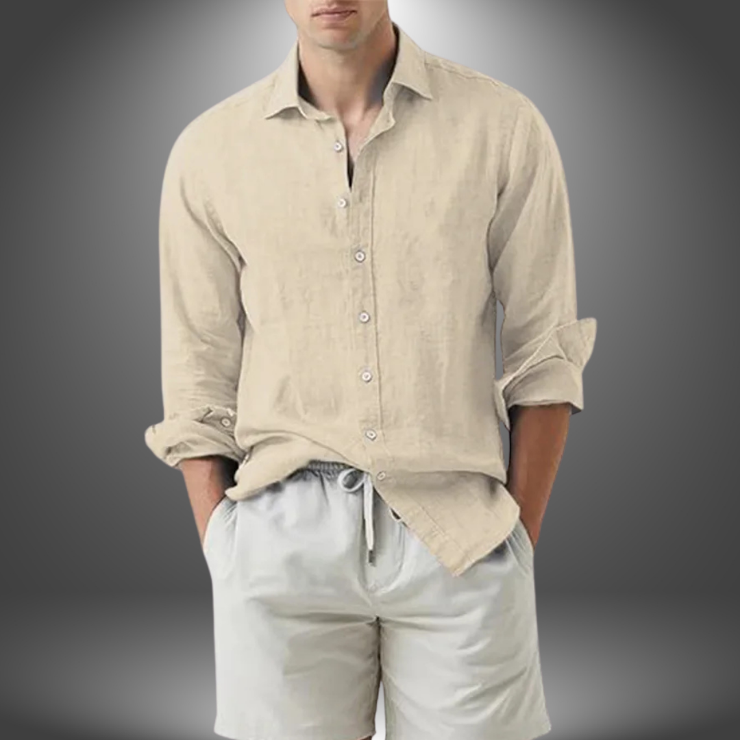 Camicia in Lino Uomo Classica