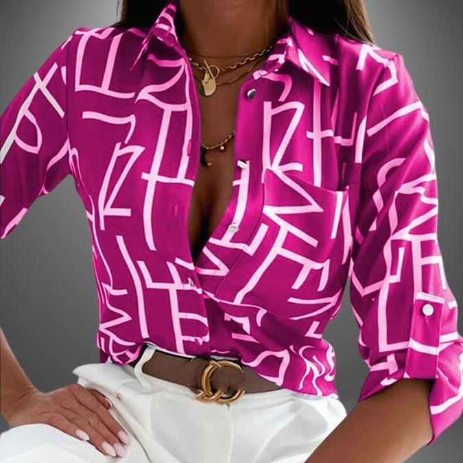Camicia geometrica elegante