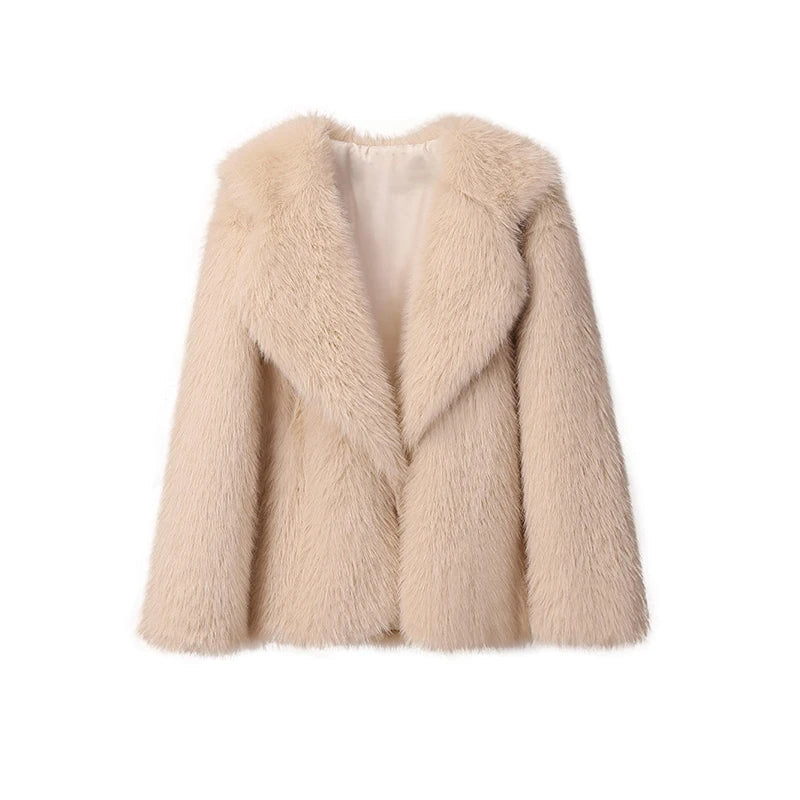 Cappotto in Pelliccia Sintetica | Eleganza Morbida | Perfetto per Look Invernali Glamour