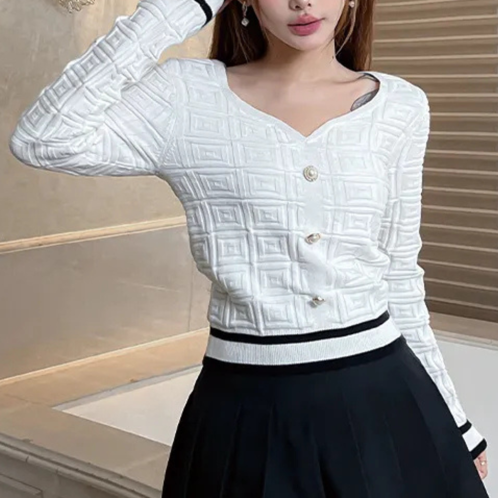 Cardigan Donna | Scollo a Cuore | Elegante e Sofisticato
