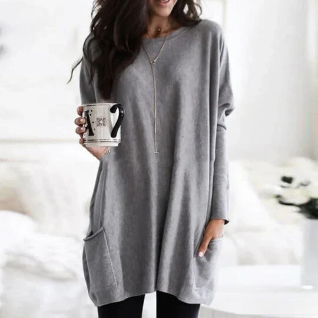 Maglione Oversize | Misto Cotone | Con Tasche