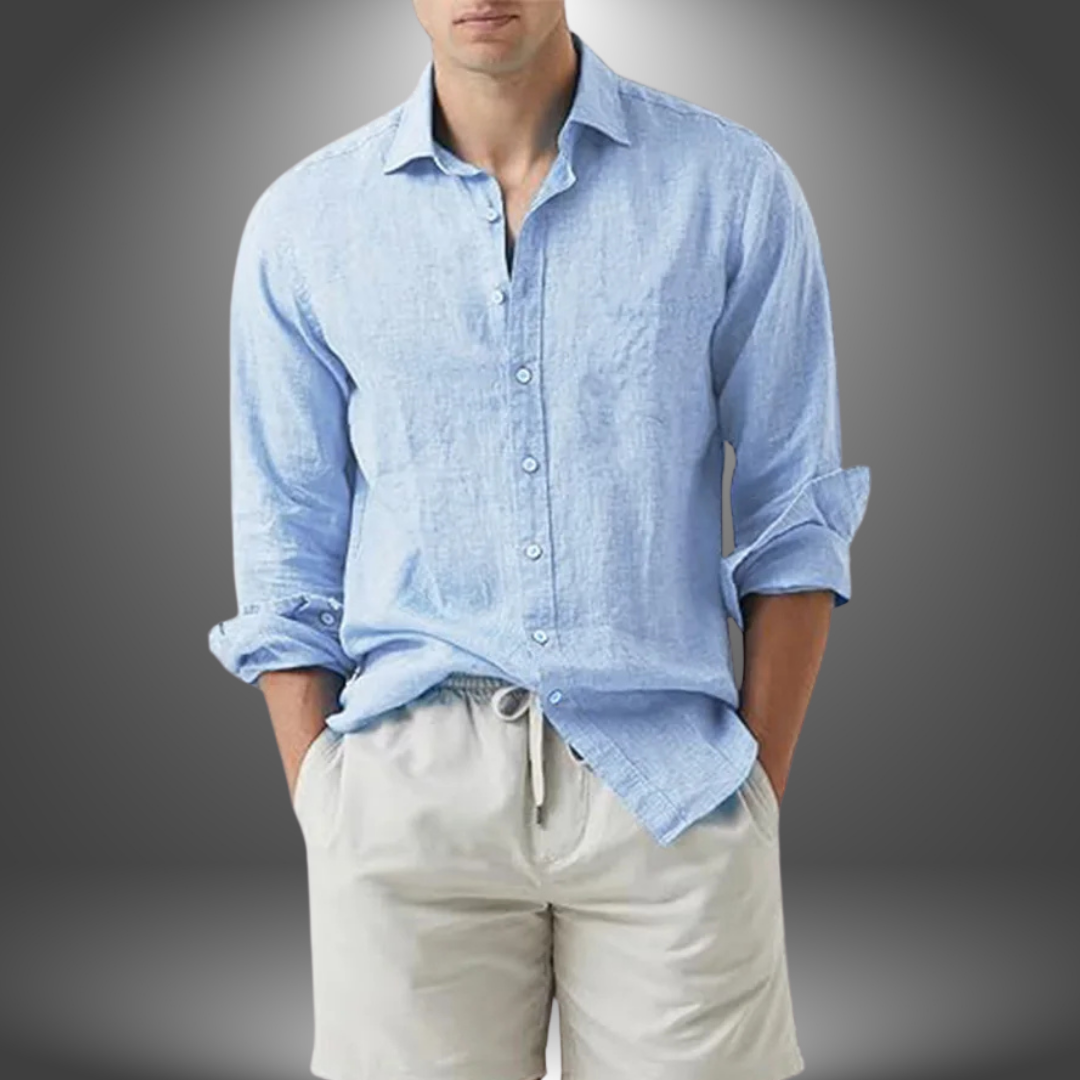 Camicia in Lino Uomo Classica