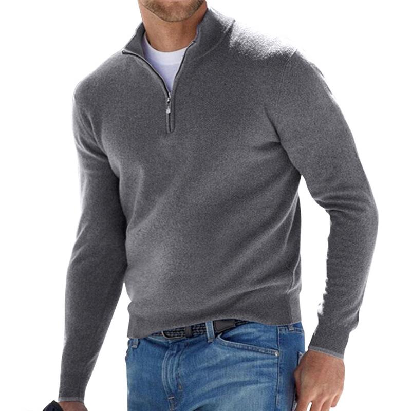 Maglione uomo con zip