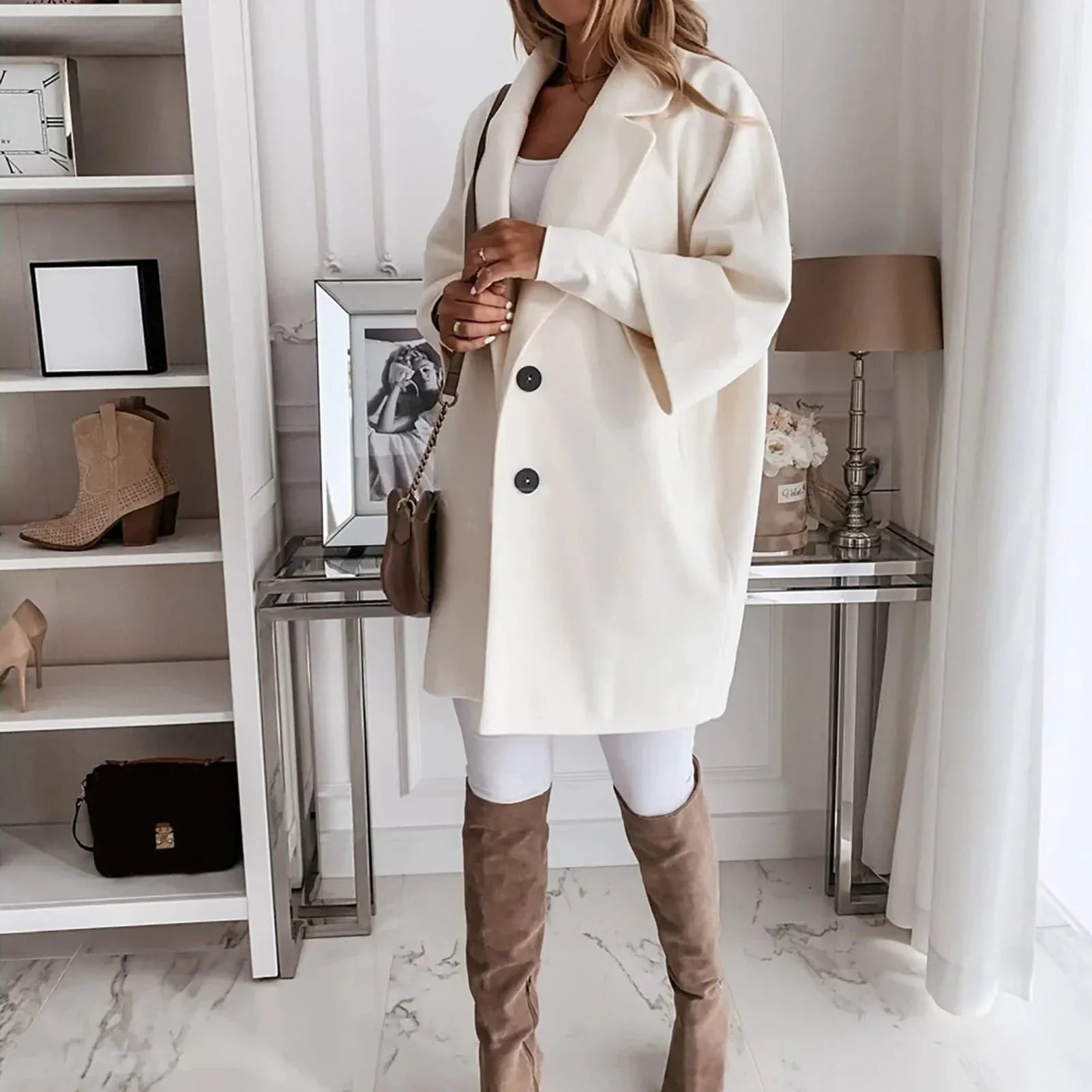 Cappotto Oversize | Elegante e Morbido | Stile Minimal Chic