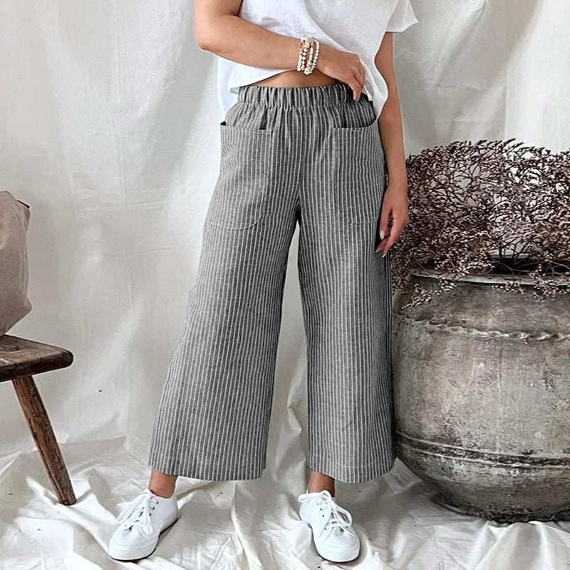 Pantaloni in Lino | Larghi e Traspiranti | Perfetti per l'Estate