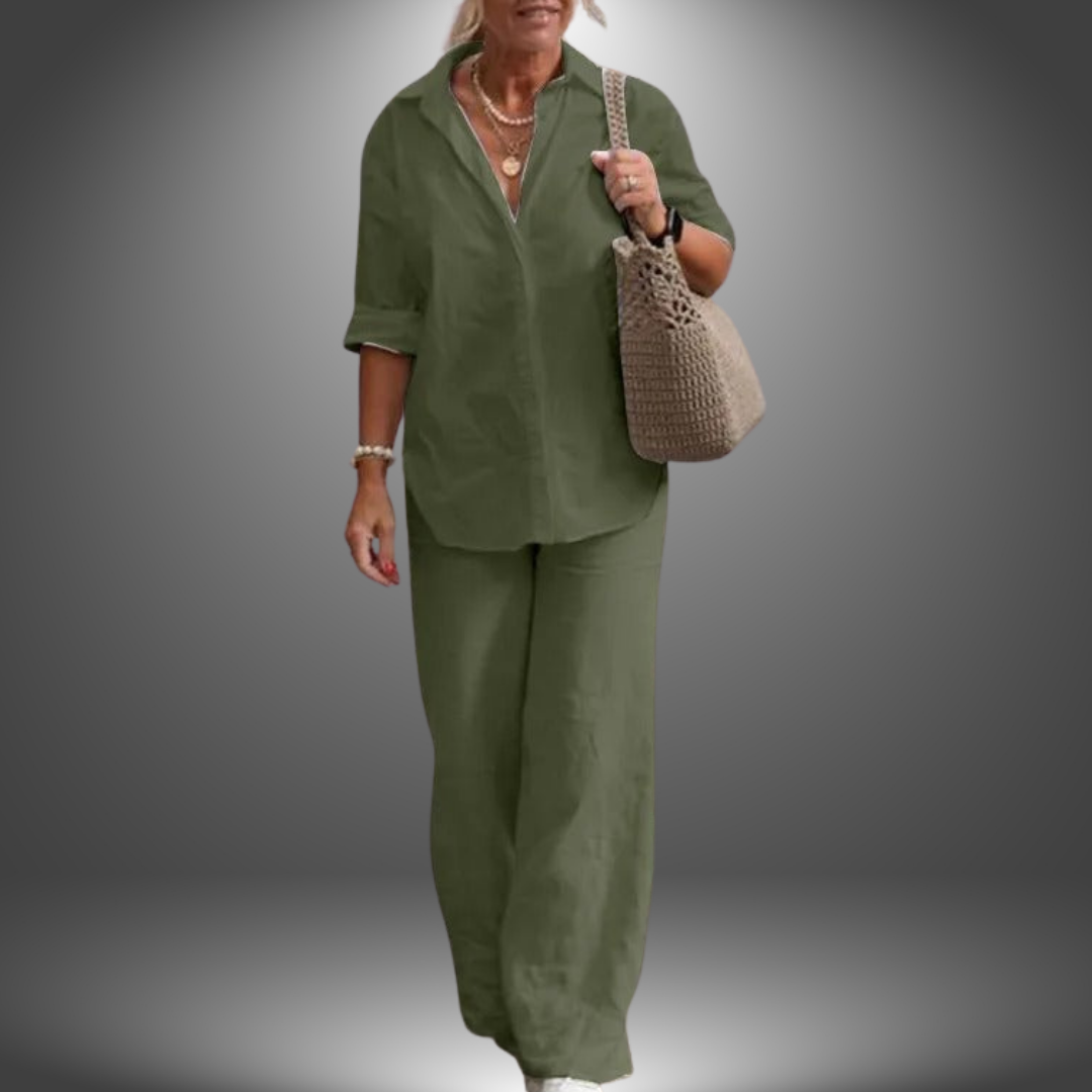 Completo Camicia e Pantaloni in Lino