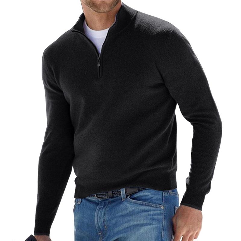 Maglione uomo con zip