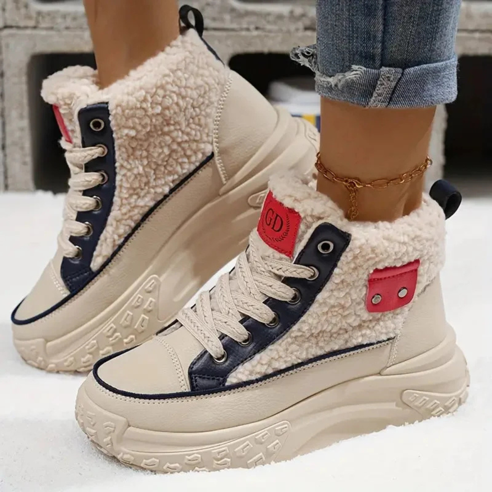 Sneakers invernali con pelliccia