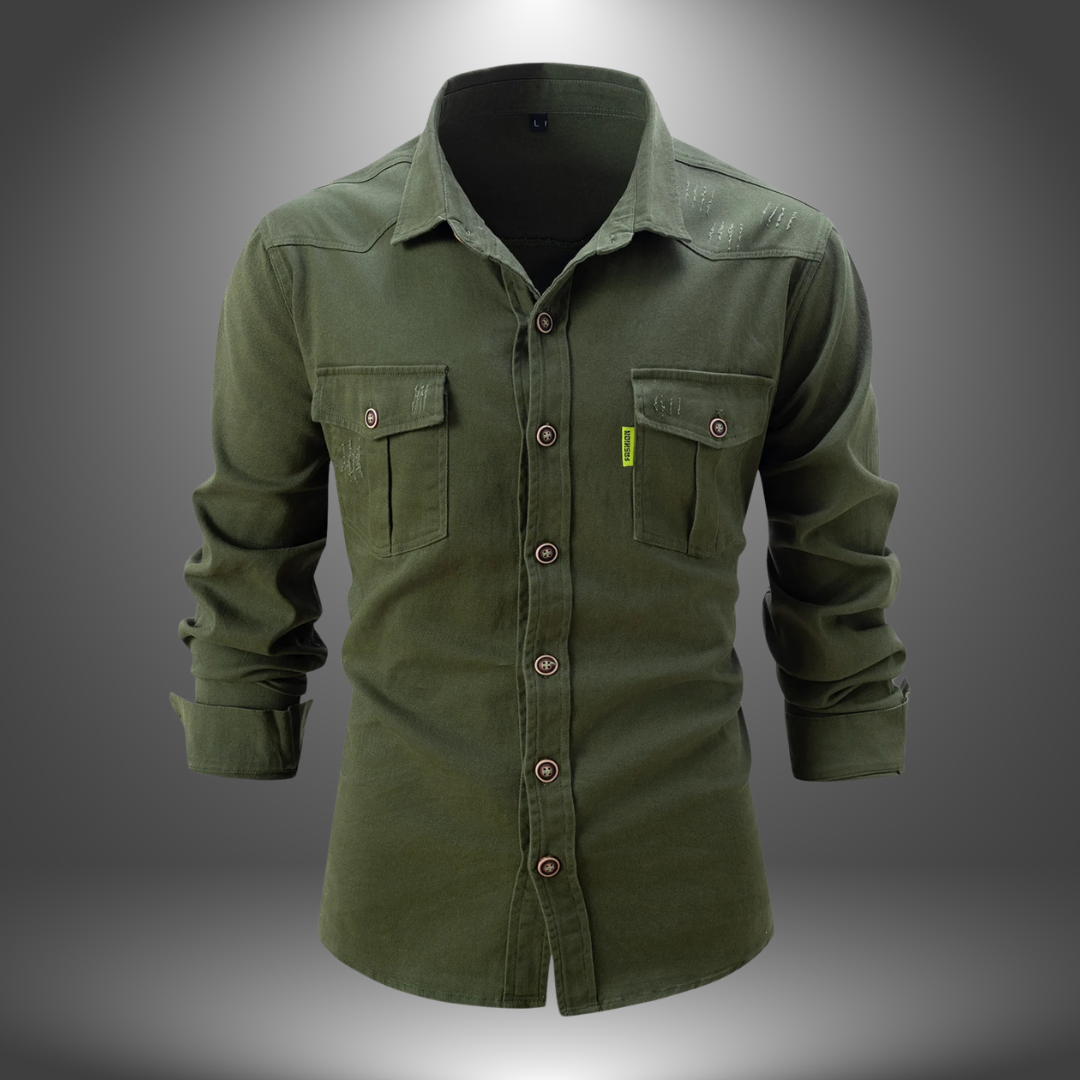 Camicia in Cotone Denim