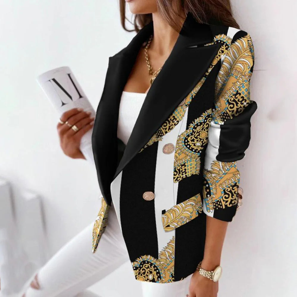 Blazer Stampato | Poliestere | Design Audace e Colorato