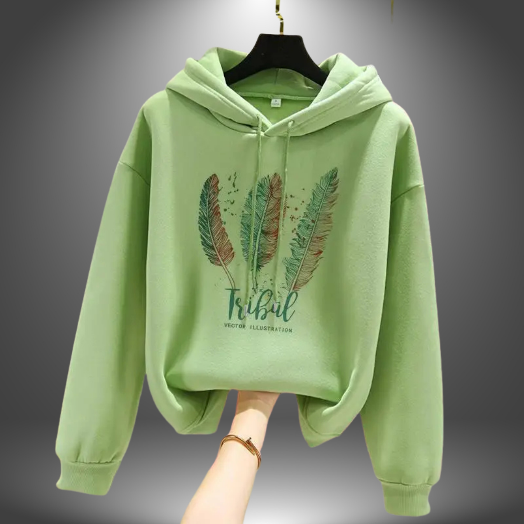 Felpa Tribal con Piume