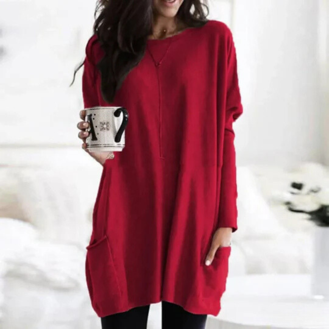 Maglione Oversize | Misto Cotone | Con Tasche