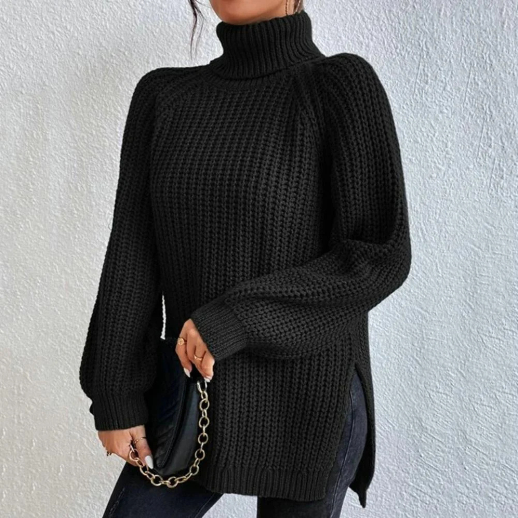 Maglione a Collo Alto | Maglia Spessa | Elegante e Avvolgente