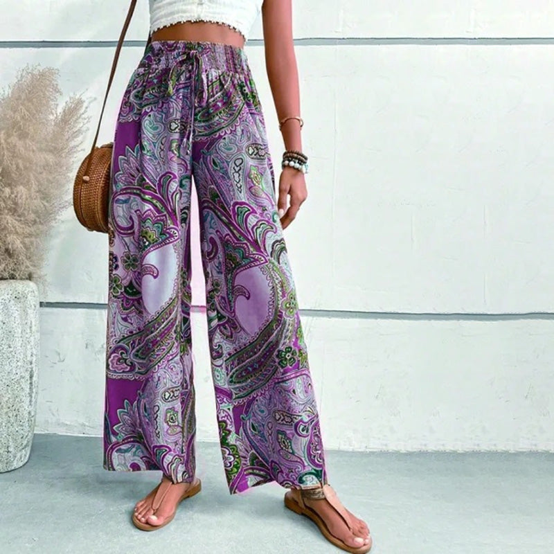 Pantaloni ampi paisley