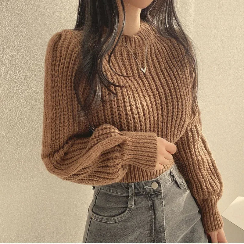 Maglione a Maglia Grossa | Stile Cozy & Chic | Perfetto per Look Invernali Trendy