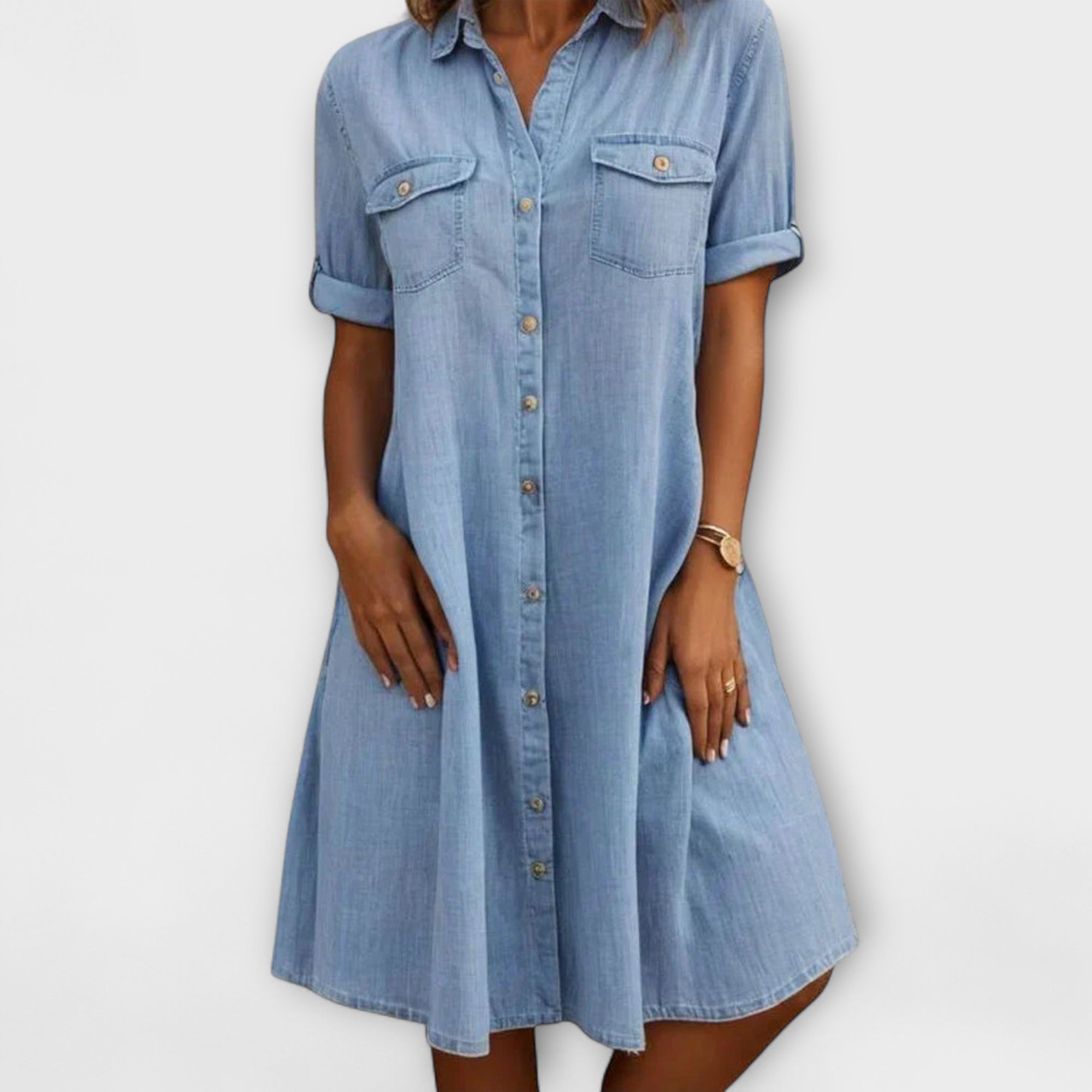 Abito chemisier denim