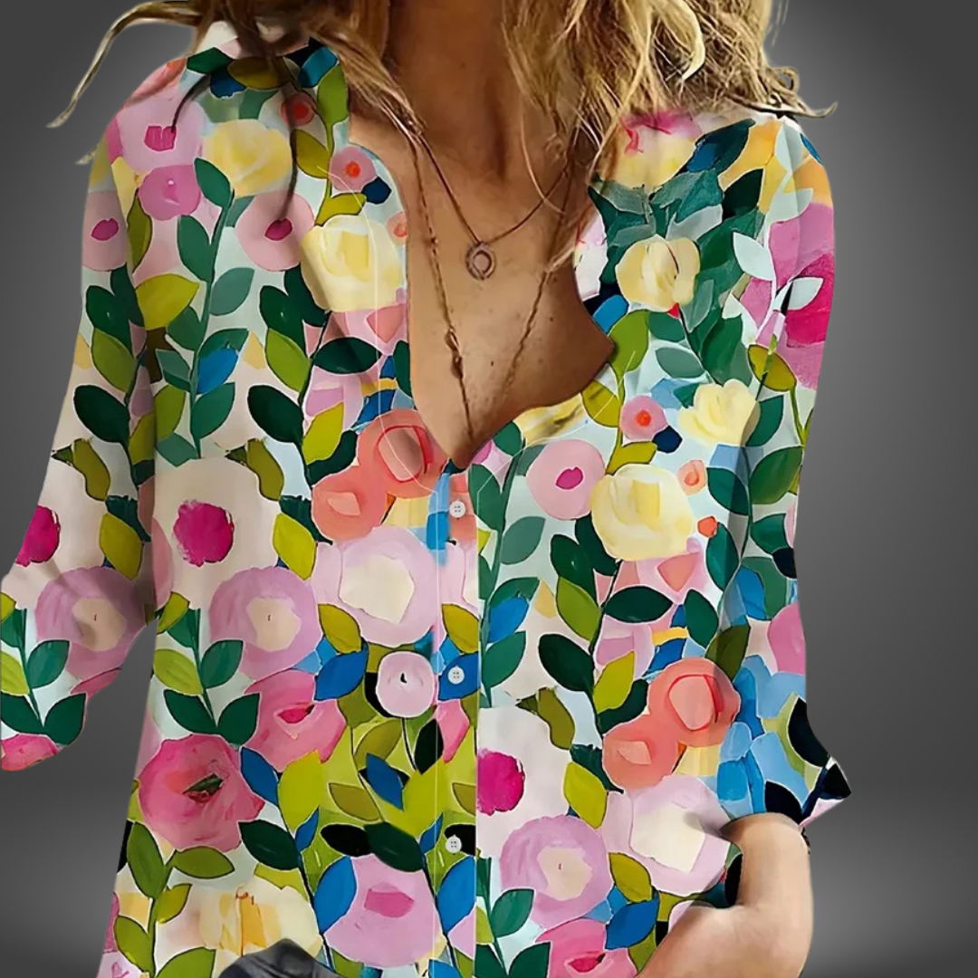 Camicia Floreale Multicolore