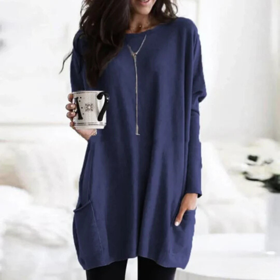 Maglione Oversize | Misto Cotone | Con Tasche