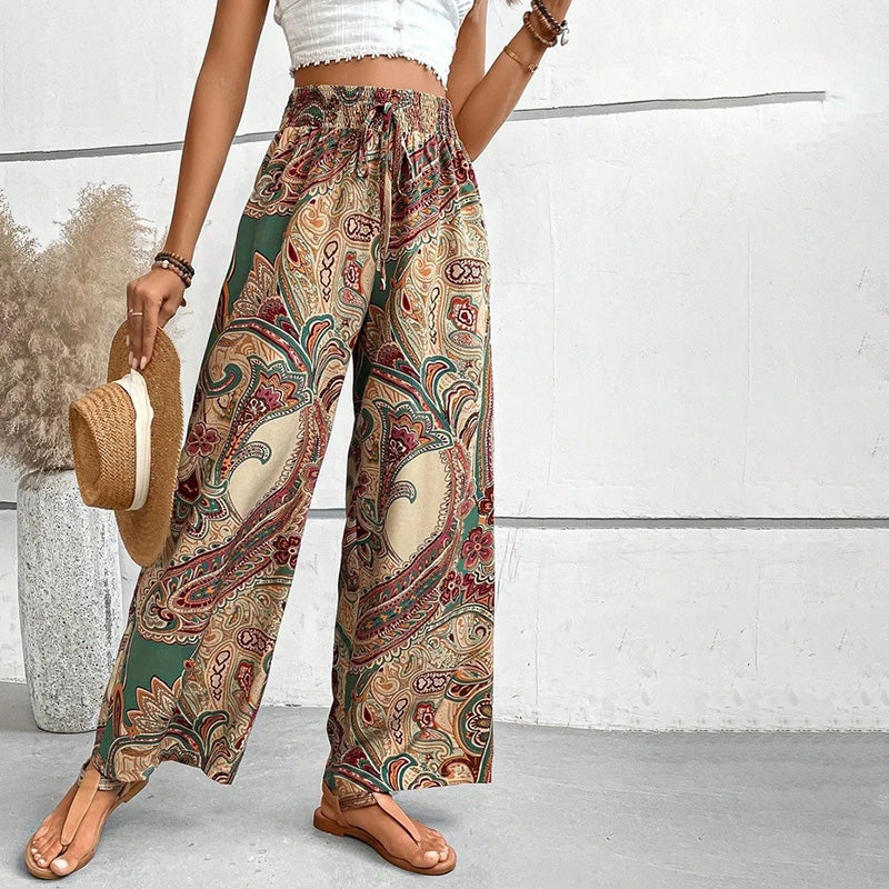 Pantaloni ampi paisley