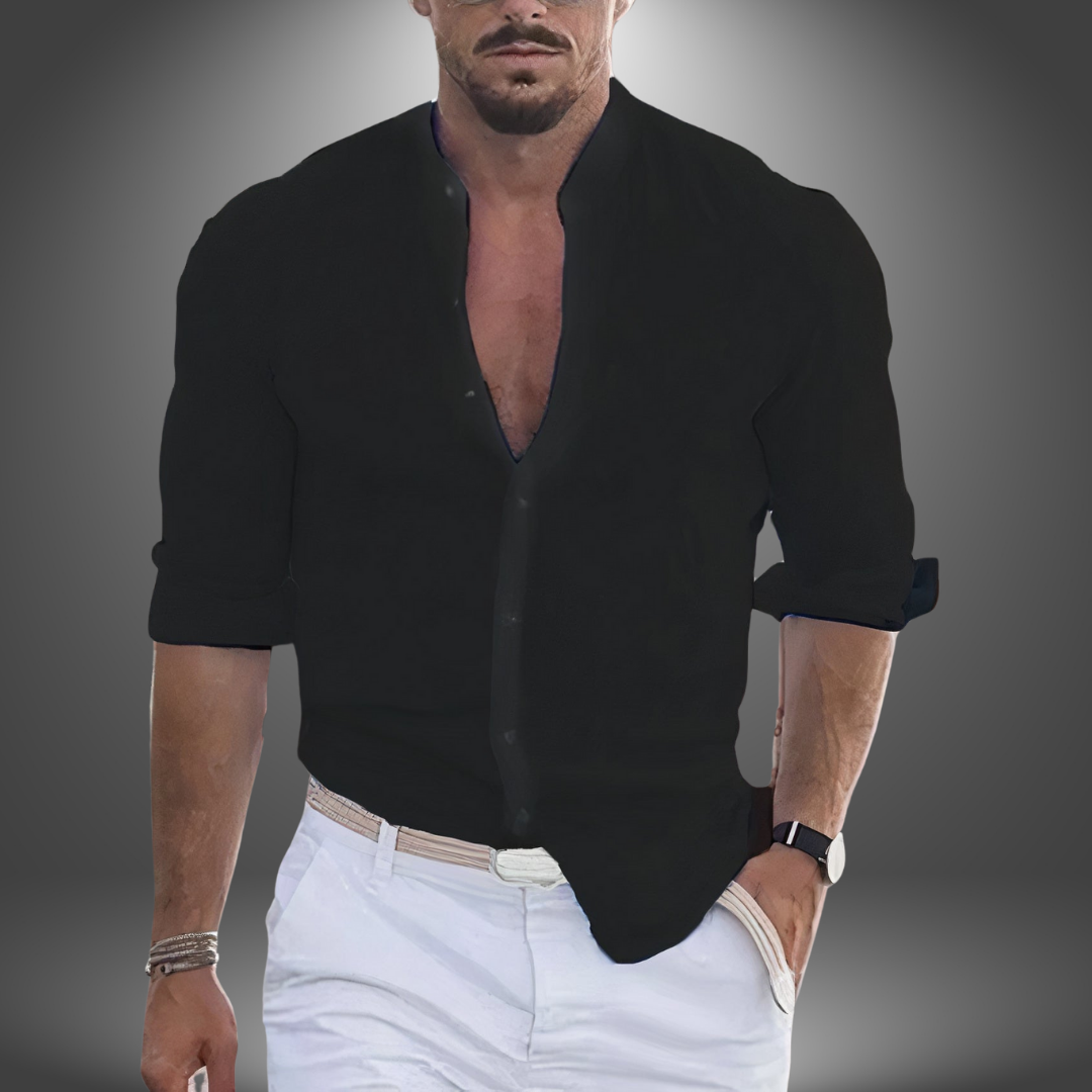 Camicia Azzurra in Lino
