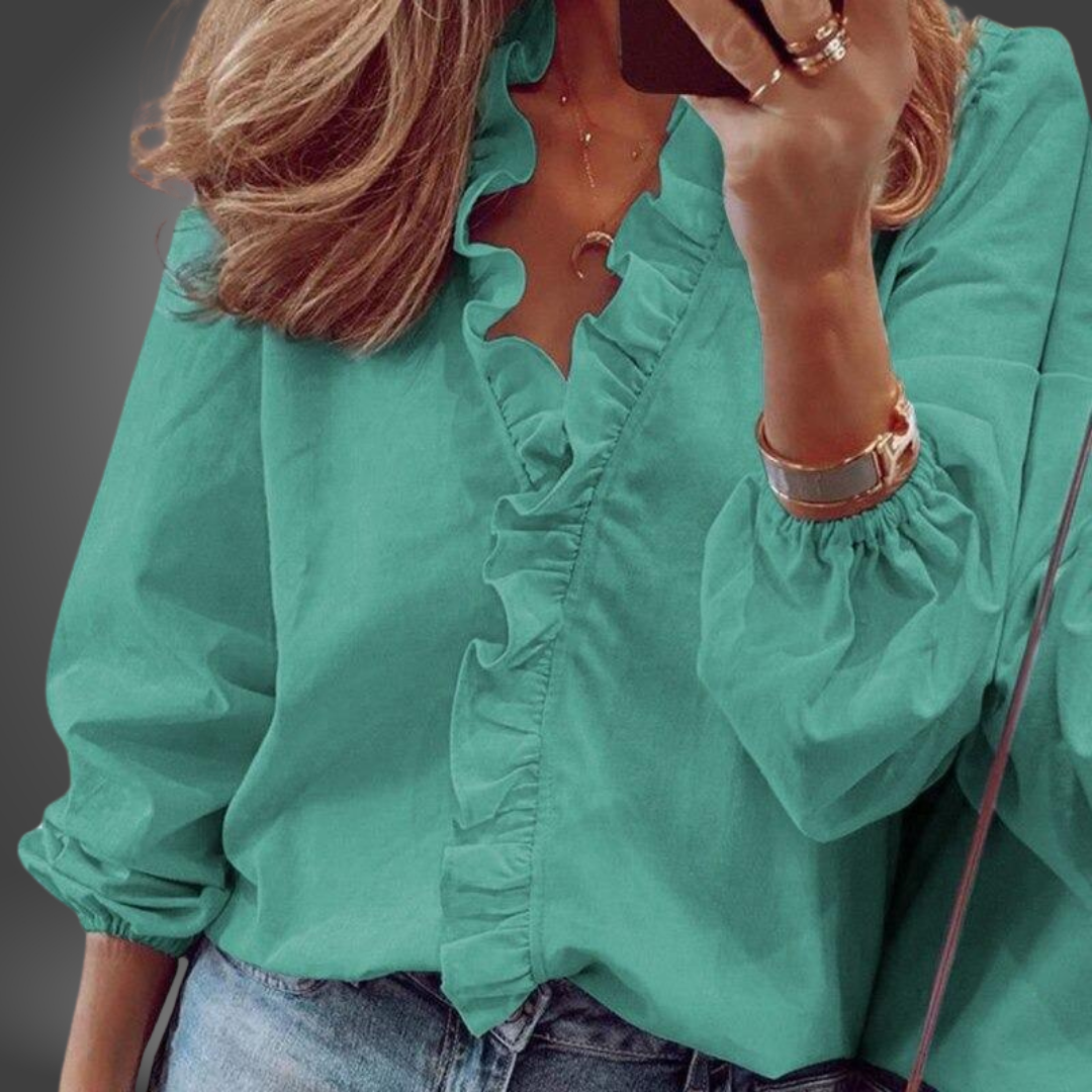 Camicia con volant