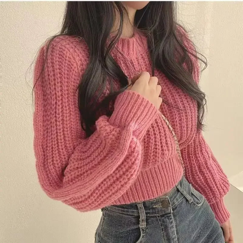 Maglione a Maglia Grossa | Stile Cozy & Chic | Perfetto per Look Invernali Trendy